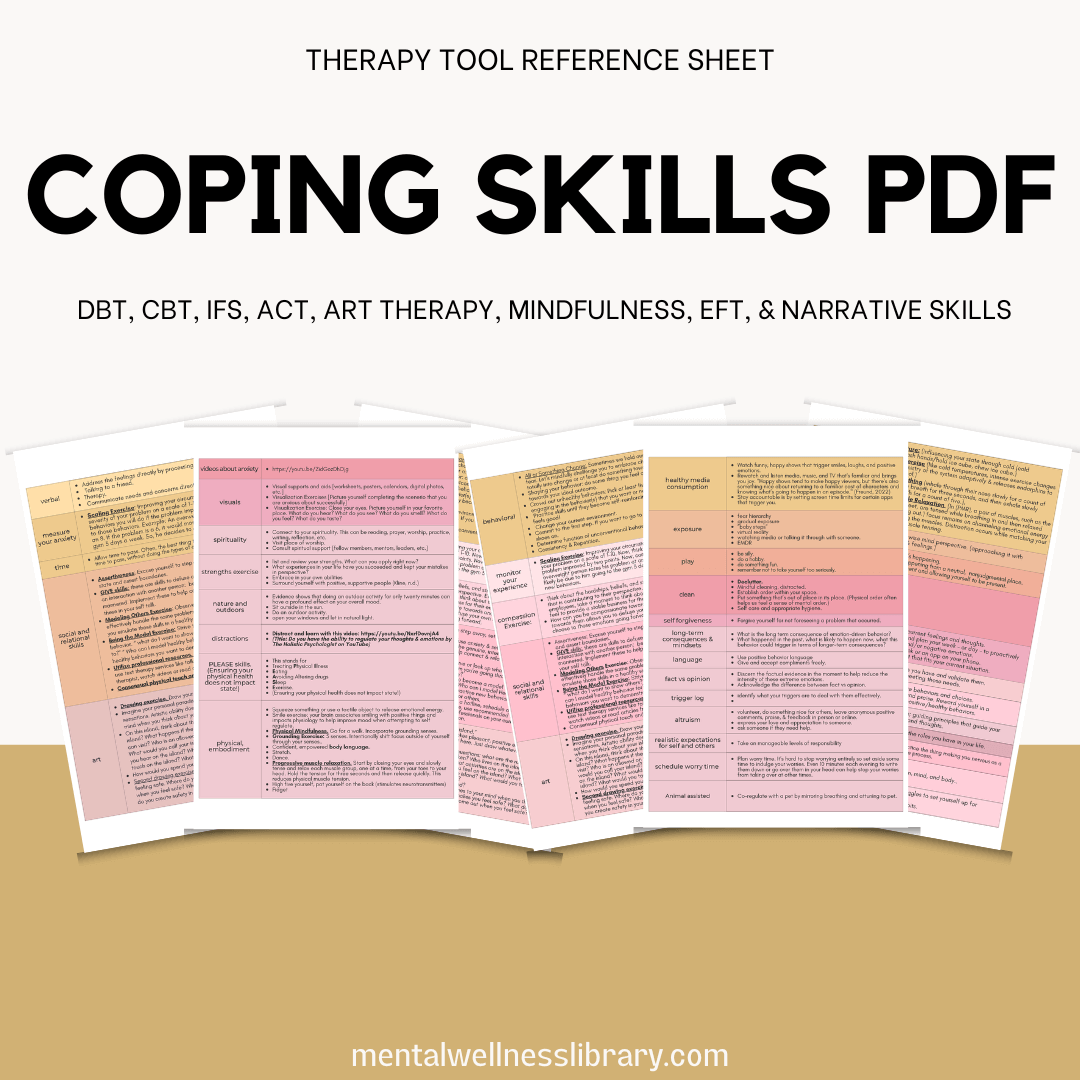 75+ Coping Skills