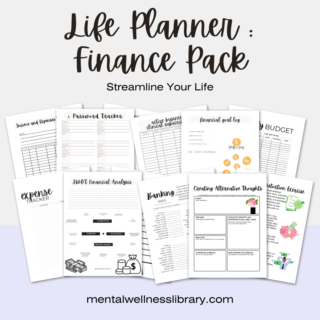 Life Planner : Finance Pack