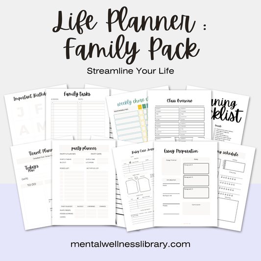 Life Planner : Family Pack