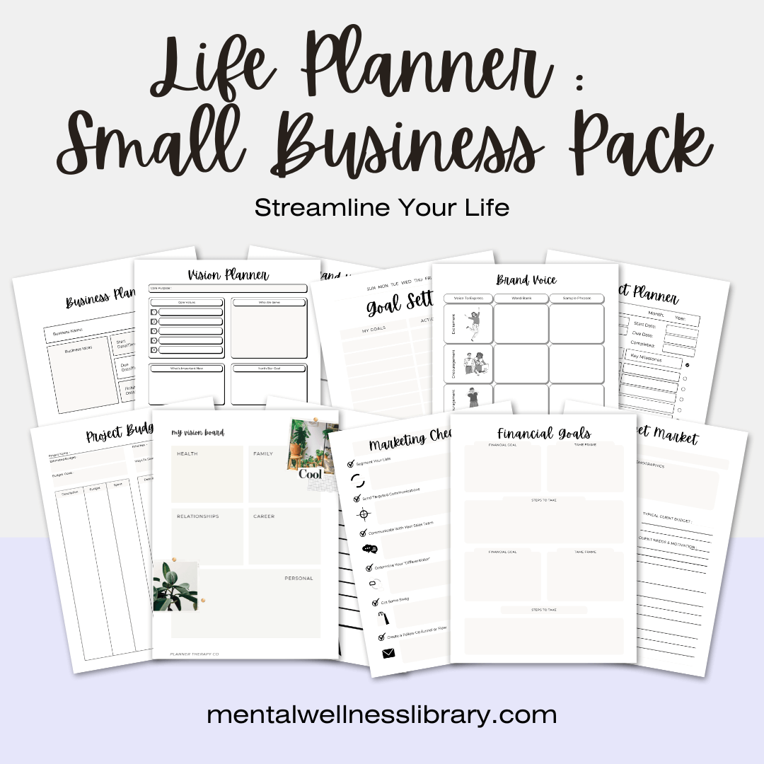 Life Planner : Small Business Pack