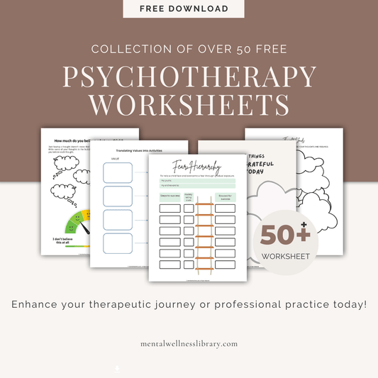 FREE Psychotherapy Worksheets