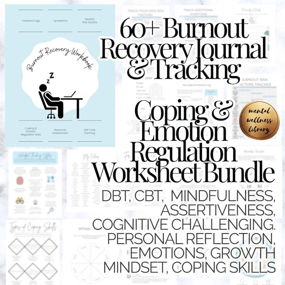 Professional Burnout Recovery Bundle – mentalwellnesslibrary
